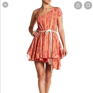 Free People asymmetric hem rope belt size small dress